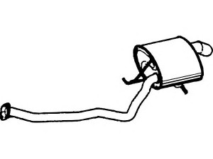 FENNO P1414 galinis duslintuvas 
 Išmetimo sistema -> Duslintuvas
18107502184