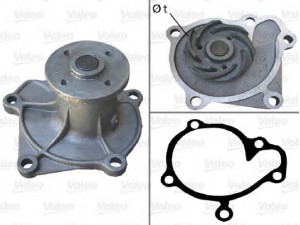 VALEO 506413 vandens siurblys 
 Aušinimo sistema -> Vandens siurblys/tarpiklis -> Vandens siurblys
0324-15-010D, 32415010D