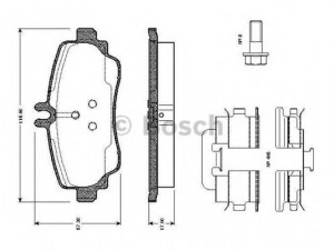 BOSCH 0 986 TB2 322 stabdžių trinkelių rinkinys, diskinis stabdys 
 Techninės priežiūros dalys -> Papildomas remontas
168 420 00 20, 168 420 01 20, 168 420 07 20