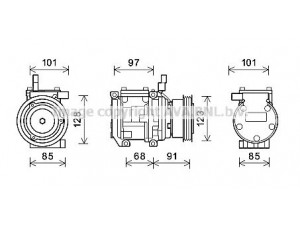 AVA QUALITY COOLING KAAK208 kompresorius, oro kondicionierius 
 Oro kondicionavimas -> Kompresorius/dalys
977012E400, 977012E400