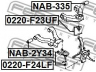 FEBEST NAB-335 valdymo svirties/išilginių svirčių įvorė
54542-9X500