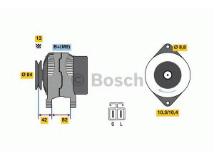 BOSCH 0 986 049 710 kintamosios srovės generatorius 
 Elektros įranga -> Kint. sr. generatorius/dalys -> Kintamosios srovės generatorius
23100 BN300, 23100 BN305, LR 1100-724