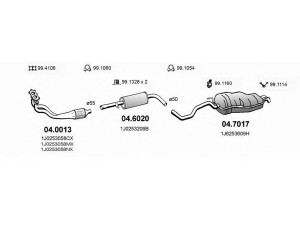 ASSO ART0229 išmetimo sistema 
 Išmetimo sistema -> Išmetimo sistema, visa