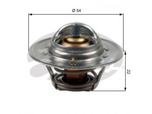 GATES TH12782G1 termostatas, aušinimo skystis 
 Aušinimo sistema -> Termostatas/tarpiklis -> Thermostat
98498831, 98450800, 98498831, 8970942830