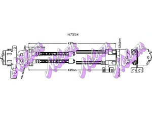 Brovex-Nelson H7554 stabdžių žarnelė 
 Stabdžių sistema -> Stabdžių žarnelės
1817726, 1826890, 1855104, BK312282BB