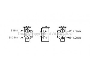 AVA QUALITY COOLING AI1351 išsiplėtimo vožtuvas, oro kondicionavimas 
 Oro kondicionavimas -> Vožtuvai
8K0820679A, 8K0820679B