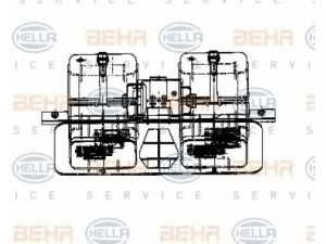 HELLA 8EW 009 158-571 vidaus pūtiklis 
 Šildymas / vėdinimas -> Orpūtė/dalys
000 830 80 08, A 000 830 80 08
