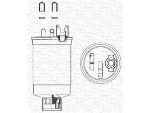 MAGNETI MARELLI 213908565000 kuro filtras 
 Techninės priežiūros dalys -> Papildomas remontas
6N0-127-401F, 6N0-127-401G, 6N0-127-401H