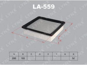 LYNXauto LA-559 oro filtras