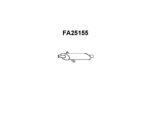 VENEPORTE FA25155 vidurinis duslintuvas 
 Išmetimo sistema -> Duslintuvas
7620691, 7658568