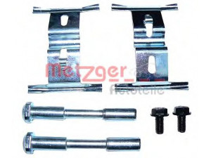 METZGER 109-1658 priedų komplektas, diskinių stabdžių trinkelės 
 Stabdžių sistema -> Diskinis stabdys -> Stabdžių dalys/priedai
60816 5800, 7L0 698 269 A