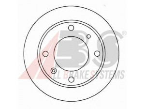 A.B.S. 15415 stabdžių diskas 
 Dviratė transporto priemonės -> Stabdžių sistema -> Stabdžių diskai / priedai
95582061, 95582062, 95661849