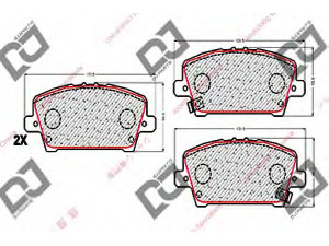 DJ PARTS BP1768 stabdžių trinkelių rinkinys, diskinis stabdys 
 Techninės priežiūros dalys -> Papildomas remontas
45022-SMG-E00, 45022-SMG-E01, 45022SMGE00