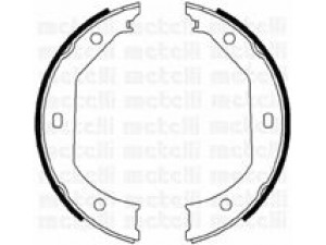 METELLI 53-0017 stabdžių trinkelių komplektas, stovėjimo stabdis 
 Stabdžių sistema -> Rankinis stabdys
34 41 1 163 988, 34 41 6 761 292