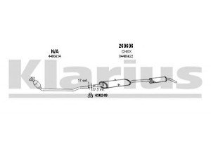 KLARIUS 220007E išmetimo sistema 
 Išmetimo sistema -> Išmetimo sistema, visa