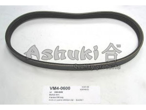 ASHUKI VM4-0600 V formos rumbuoti diržai 
 Techninės priežiūros dalys -> Techninės priežiūros intervalai