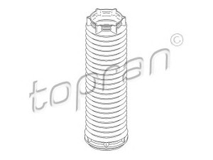TOPRAN 112 903 apsauginis dangtelis/gofruotoji membrana, amortizatorius 
 Pakaba -> Amortizatorius
7H0 412 137