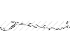 BOSAL 292-691 vidurinis duslintuvas 
 Išmetimo sistema -> Duslintuvas
4420-5KA030