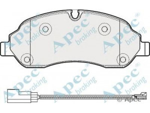 APEC braking PAD2036 stabdžių trinkelių rinkinys, diskinis stabdys 
 Techninės priežiūros dalys -> Papildomas remontas
1829400, 1840479
