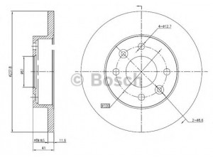 BOSCH 0 986 BB4 294 stabdžių diskas 
 Stabdžių sistema -> Diskinis stabdys -> Stabdžių diskas
77 00 704 705, 77 01 204 282