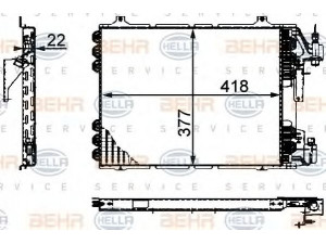 HELLA 8FC 351 317-281 kondensatorius, oro kondicionierius 
 Oro kondicionavimas -> Kondensatorius
77 00 811 354, 77 00 825 300, 77 00 811 354