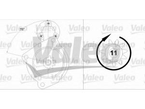 VALEO 458199 starteris 
 Elektros įranga -> Starterio sistema -> Starteris
1382290