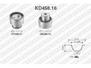 SNR KD458.16 paskirstymo diržo komplektas 
 Techninės priežiūros dalys -> Papildomas remontas
7596876, 7596877, 7596876, 7596877