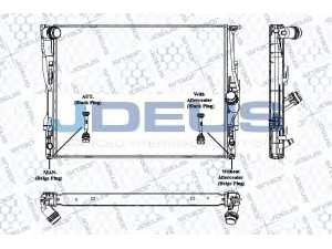 JDEUS RA0050660 radiatorius, variklio aušinimas 
 Aušinimo sistema -> Radiatorius/alyvos aušintuvas -> Radiatorius/dalys
17117521046, 17117521048, 17117521931