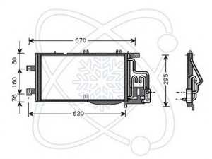 ELECTRO AUTO 30O0013 kondensatorius, oro kondicionierius 
 Oro kondicionavimas -> Kondensatorius
09201960, 13114012, 13140750, 1850071