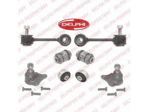 DELPHI TC1970KIT pakabos komplektas 
 Ašies montavimas/vairavimo mechanizmas/ratai -> Valdymo svirtis/pasukamosios svirties sujungimas -> Vairo trauklės (valdymo svirtis, išilginis balansyras, diago