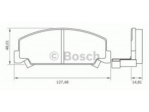 BOSCH 0 986 BB0 095 stabdžių trinkelių rinkinys, diskinis stabdys 
 Techninės priežiūros dalys -> Papildomas remontas