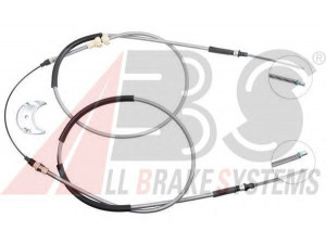 A.B.S. K10655 trosas, stovėjimo stabdys 
 Stabdžių sistema -> Valdymo svirtys/trosai
6676125