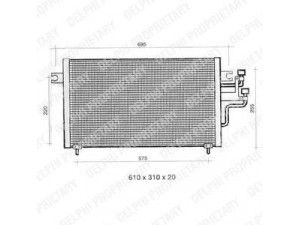 DELPHI TSP0225334 kondensatorius, oro kondicionierius 
 Oro kondicionavimas -> Kondensatorius
