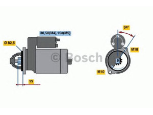 BOSCH 0 001 314 027 starteris 
 Elektros įranga -> Starterio sistema -> Starteris
1516718R, 002 151 93 01, A 002 151 93 01