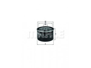 KNECHT OC 607 alyvos filtras 
 Techninės priežiūros dalys -> Techninės priežiūros intervalai
132 180 00 10, 132 180 01 10, A 132 180 01 10