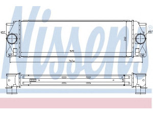 NISSENS 96628 tarpinis suslėgto oro aušintuvas, kompresorius 
 Variklis -> Oro tiekimas -> Įkrovos agregatas (turbo/superįkrova) -> Tarpinis suslėgto oro aušintuvas
2E0.145.804, 68013636AA, 68014095AA