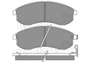IPS Parts IBD-1581 stabdžių trinkelių rinkinys, diskinis stabdys 
 Techninės priežiūros dalys -> Papildomas remontas
MN102622, MR977365