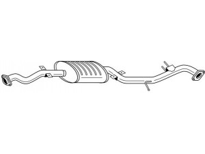 AKS DASIS SG38425 vidurinis duslintuvas
