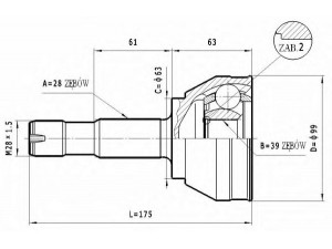STATIM C.125 jungčių komplektas, kardaninis velenas 
 Ratų pavara -> Sujungimai/komplektas
1495537080, 1495541080, 9566722180