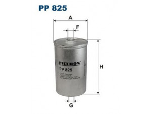 FILTRON PP825 kuro filtras 
 Techninės priežiūros dalys -> Papildomas remontas
82425329, 5020405, 5020406, 6103279