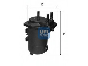 UFI 24.050.00 kuro filtras 
 Techninės priežiūros dalys -> Papildomas remontas
7701061576, 8200151379
