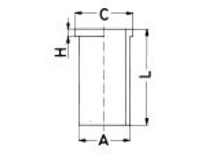 IPSA PL000300 cilindro įvorė