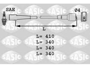 SASIC 9284001 uždegimo laido komplektas