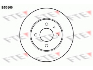 FTE BS3500 stabdžių diskas 
 Dviratė transporto priemonės -> Stabdžių sistema -> Stabdžių diskai / priedai
130474, 60501453, 71739636