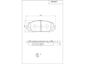FI.BA FBP4077 stabdžių trinkelių rinkinys, diskinis stabdys 
 Techninės priežiūros dalys -> Papildomas remontas
04465-0W140, 04465-0W141, 04465-47060