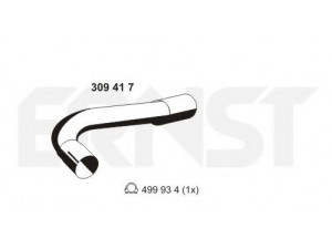 ERNST 309417 išleidimo kolektorius 
 Išmetimo sistema -> Išmetimo vamzdžiai
1 512 865, 1 530 367, 1 845 396