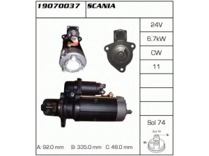 DELCO REMY 19070037 starteris 
 Elektros įranga -> Starterio sistema -> Starteris
111910, 571168, 571427