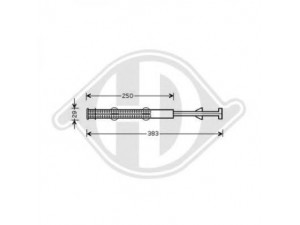 DIEDERICHS 8227201 džiovintuvas, oro kondicionierius 
 Oro kondicionavimas -> Džiovintuvas
7L0898191A, 95557314301