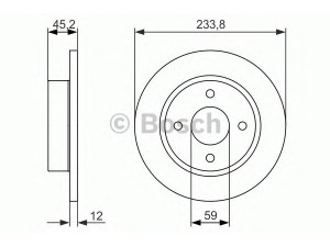 BOSCH 0 986 479 852 stabdžių diskas 
 Dviratė transporto priemonės -> Stabdžių sistema -> Stabdžių diskai / priedai
40206 5F001, 40206 5F003