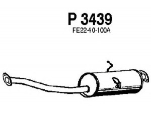 FENNO P3439 vidurinis duslintuvas 
 Išmetimo sistema -> Duslintuvas
FE22-40-100A